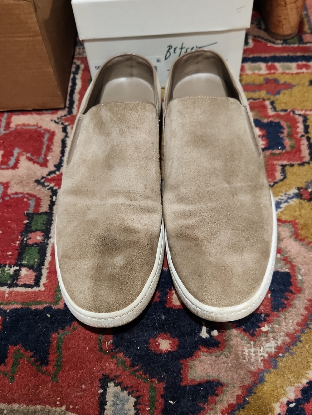 Vince Suede Slip-on Sneakers